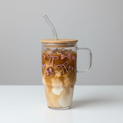 Glass Bow Mug