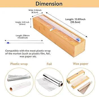 Bamboo Wrap Dispenser