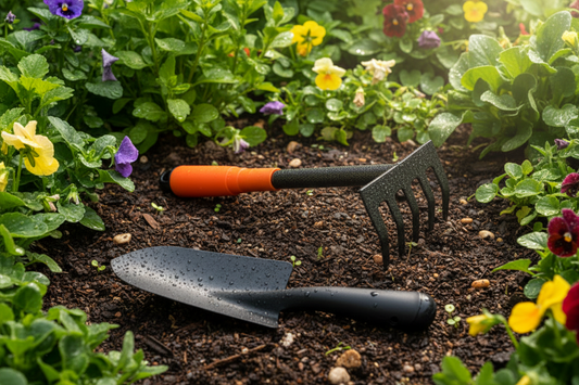 Hand Shovel and Rake Set