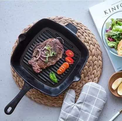 10" Cast Iron Grill Pan