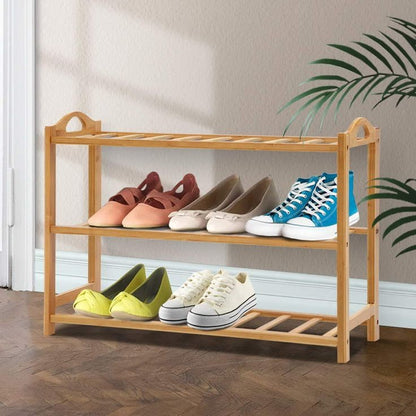 Bamboo Shoe Rack