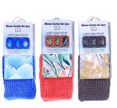 3pc Shower and Bath Set