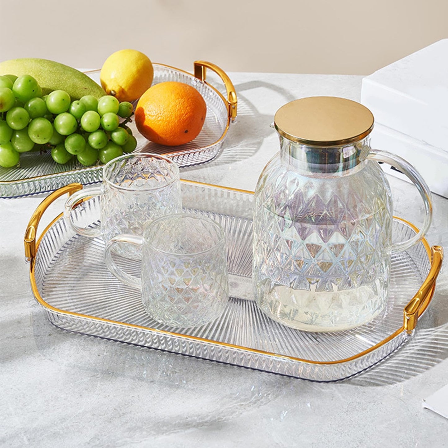 Rectangular Acrylic Serving Tray