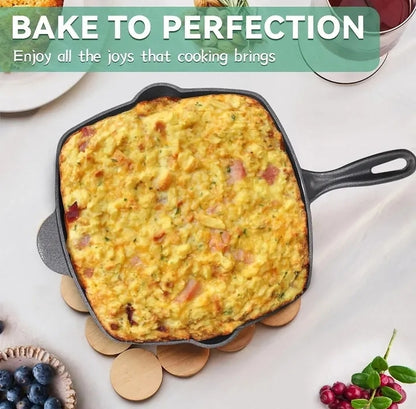 10" Cast Iron Grill Pan