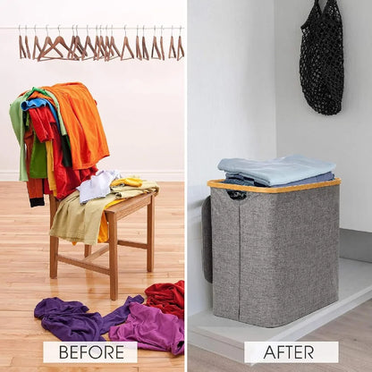 Grey Laundry Hamper