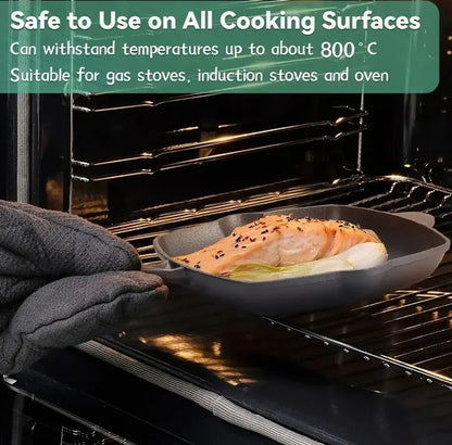 10" Cast Iron Grill Pan