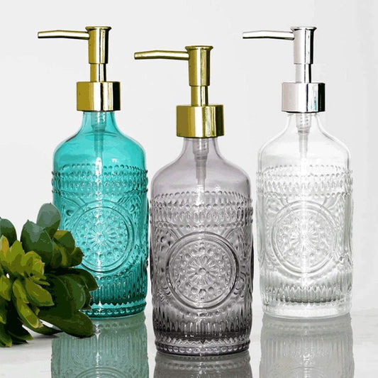 Decorative Glass Soap Pump