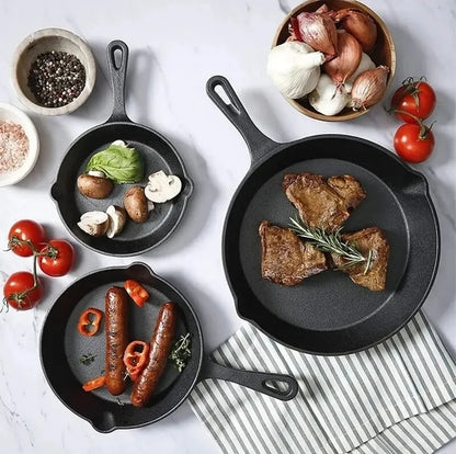 Pre-Seasoned Cast Iron Skillets