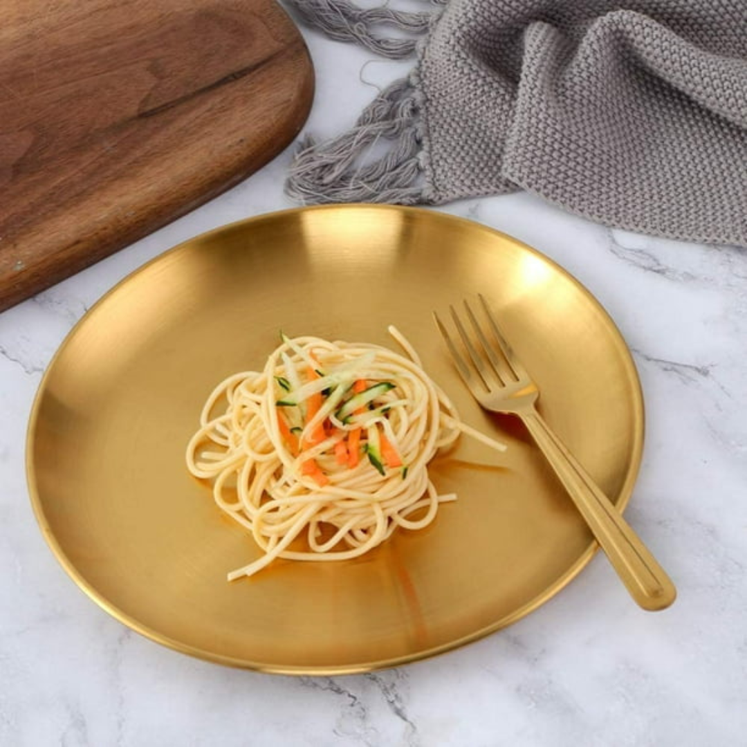 Gold Stainless Steel Dinnerware