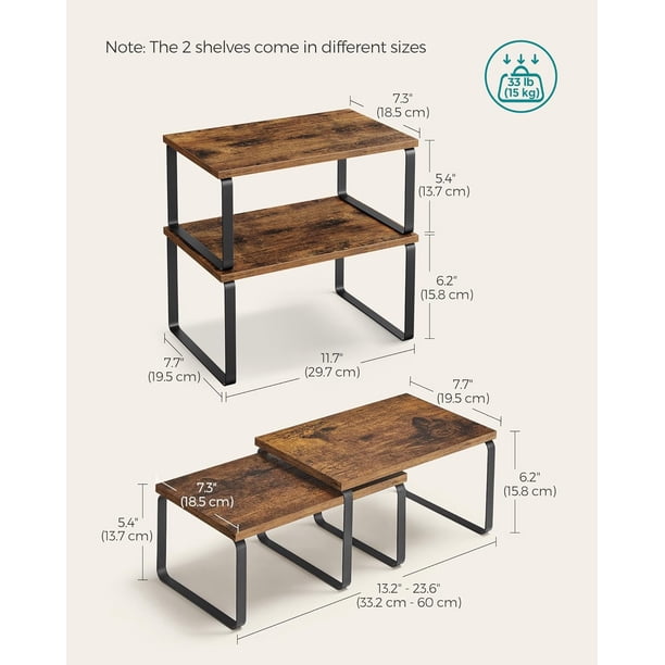 2pc Shelf Helper