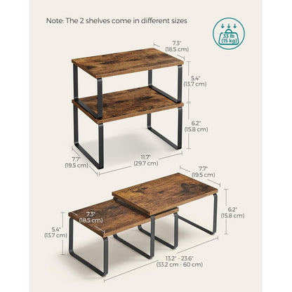 2pc Shelf Helper