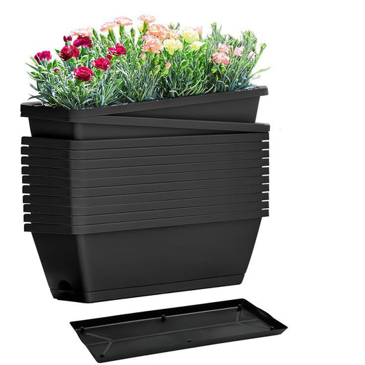 Rectangular Planter with Tray