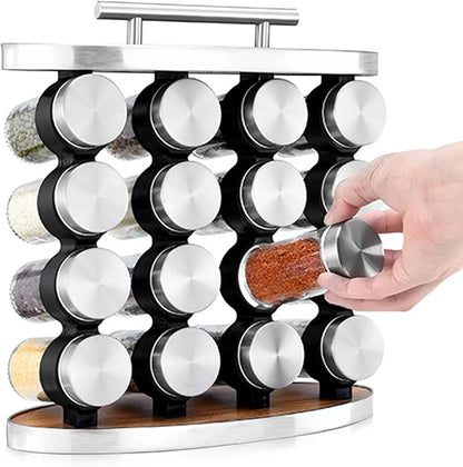 16 Jar Spice Rack