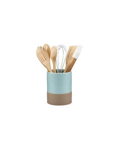 8pc Bamboo Kitchen Utensil Set