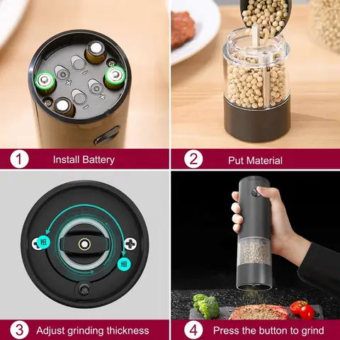 Automatic Salt & Pepper Grinder