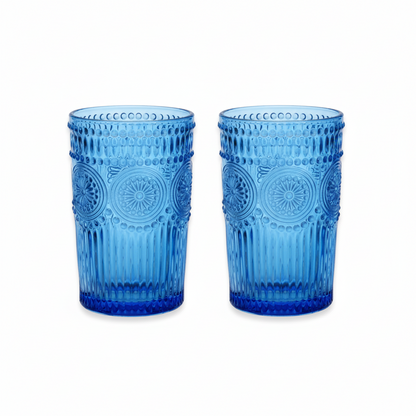Embossed Drinking Glass