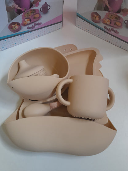 8pc Silicone Feeding Set