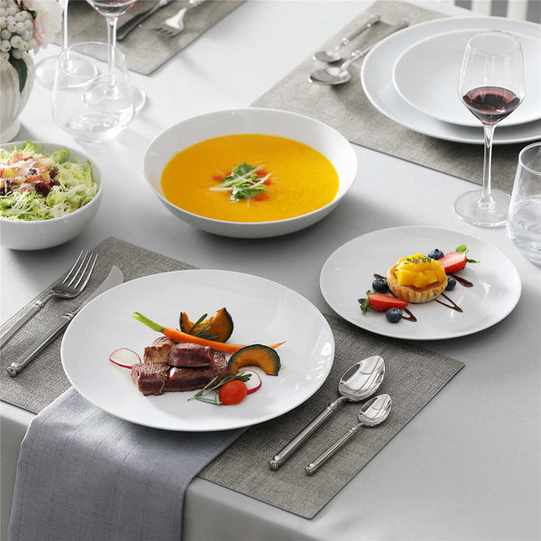 White Ceramic Dinner Plates