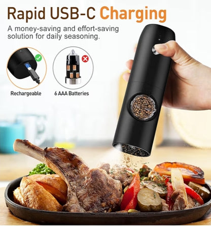 Rechargeable Salt & Pepper Grinder