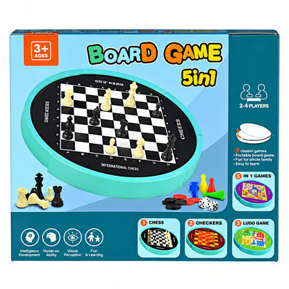5 in 1 Board Games