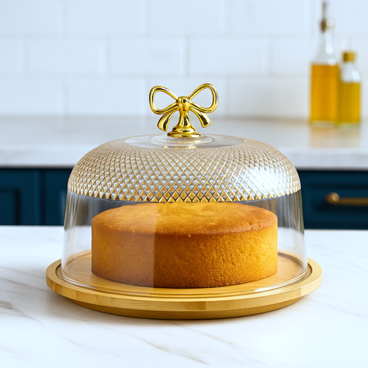 Acrylic Bow Dessert Holder
