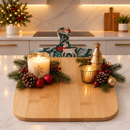 Bamboo Holiday Tray