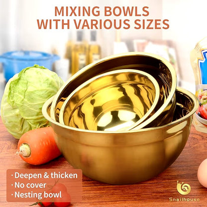Gold Mixing Bowl