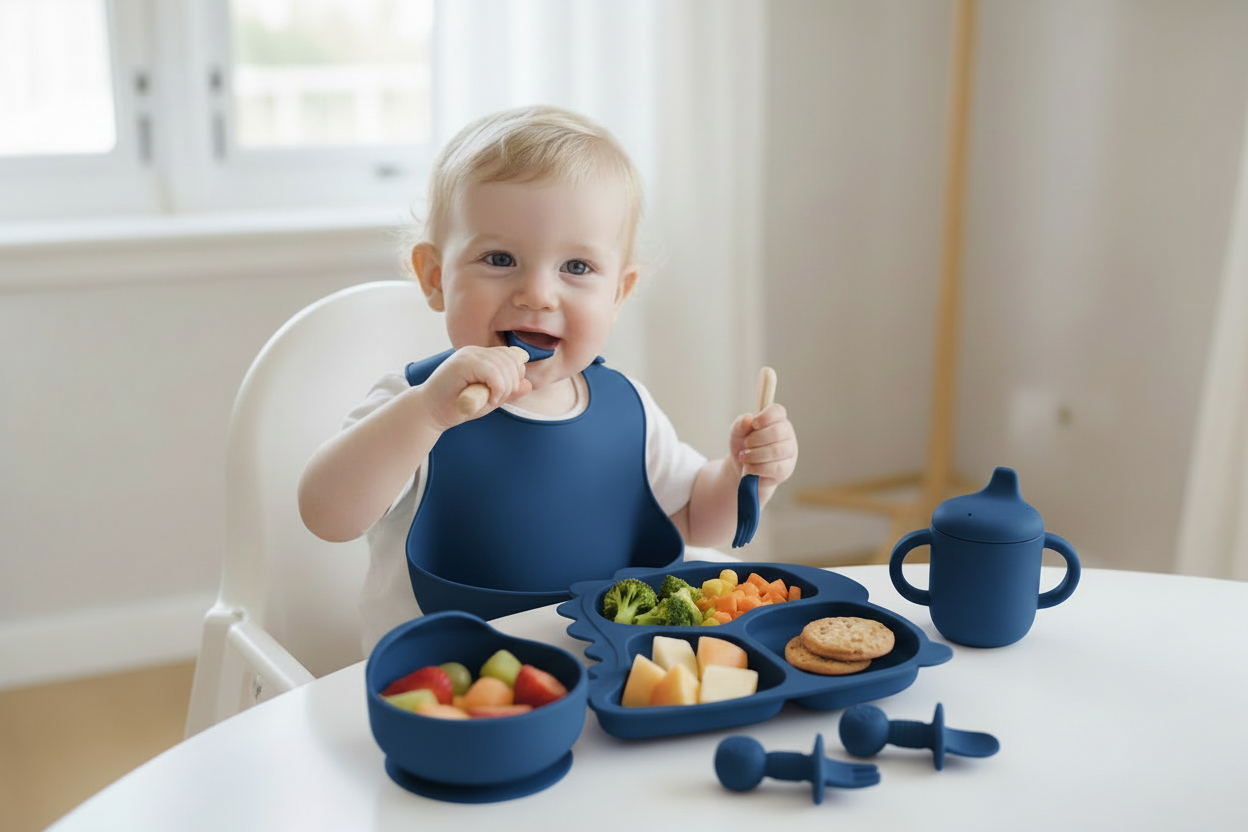 8pc Silicone Feeding Set