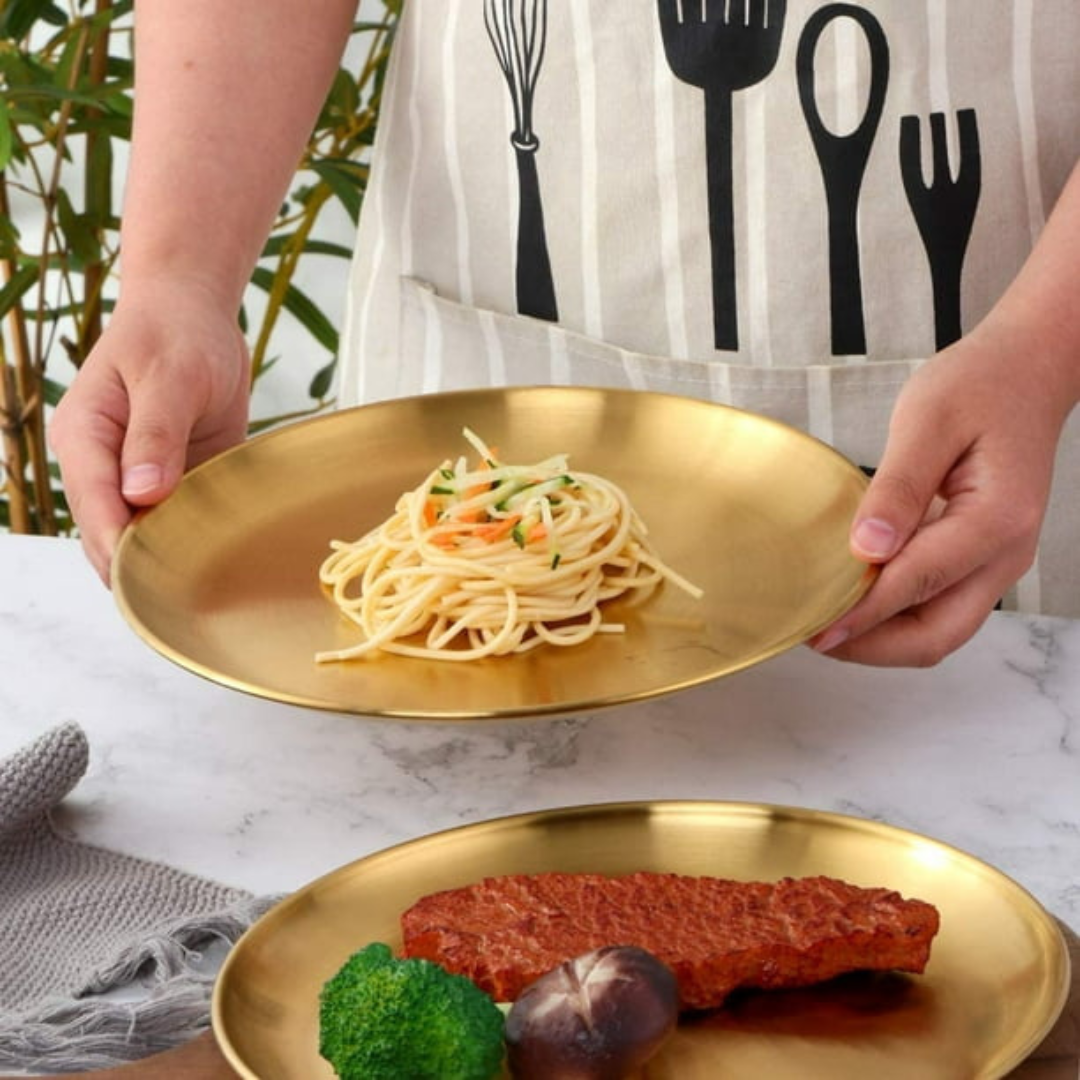 Gold Stainless Steel Dinnerware