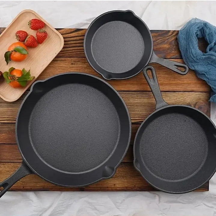 Pre-Seasoned Cast Iron Skillets