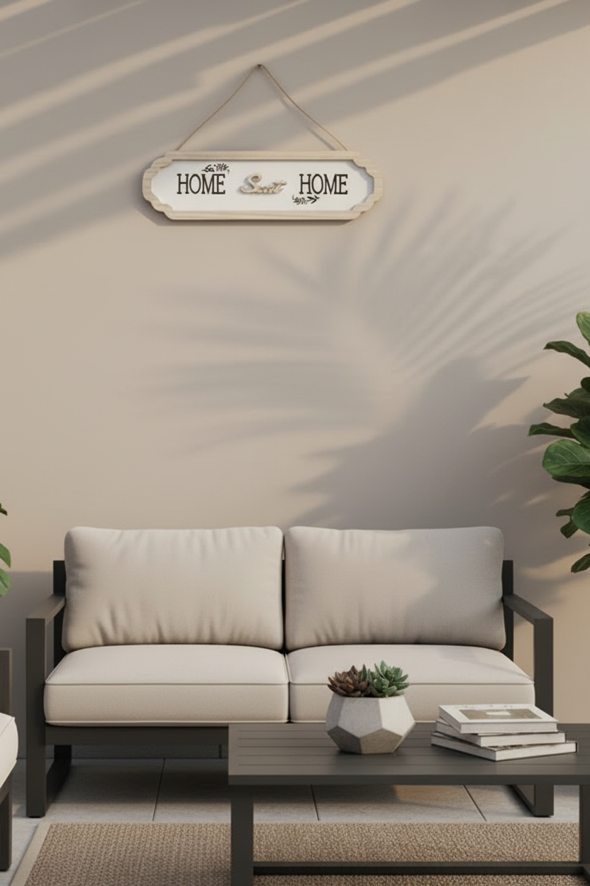 Wooden Home Sign