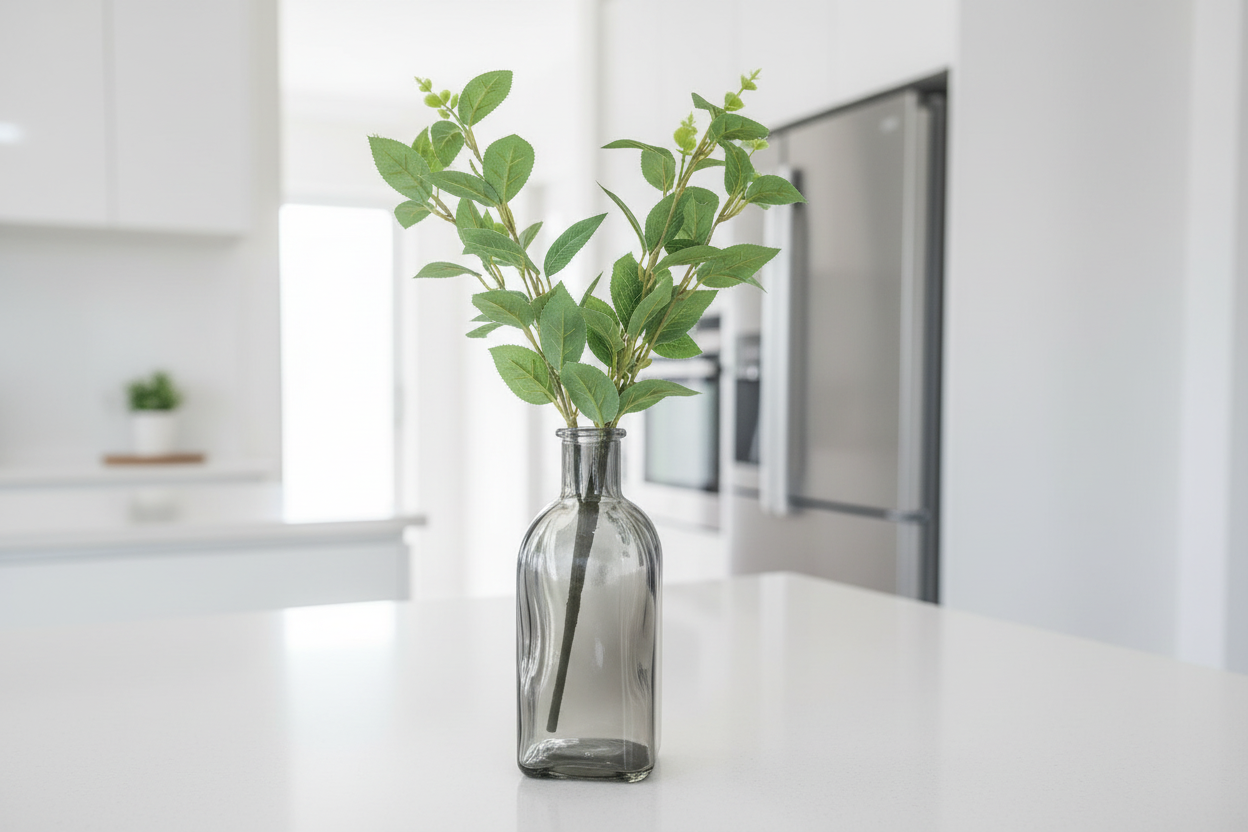 Decorative Vase with Greenery