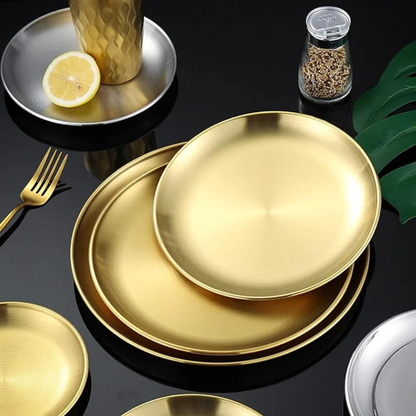 Gold Stainless Steel Dinnerware