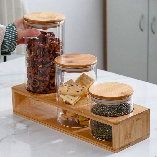 4pc Glass Storage Set