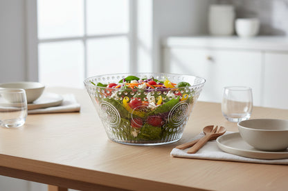 Embossed Serving Bowl