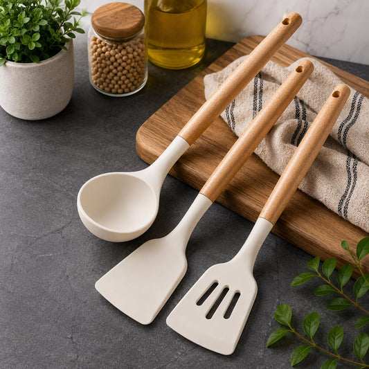 3pc Silicone Cooking Utensils