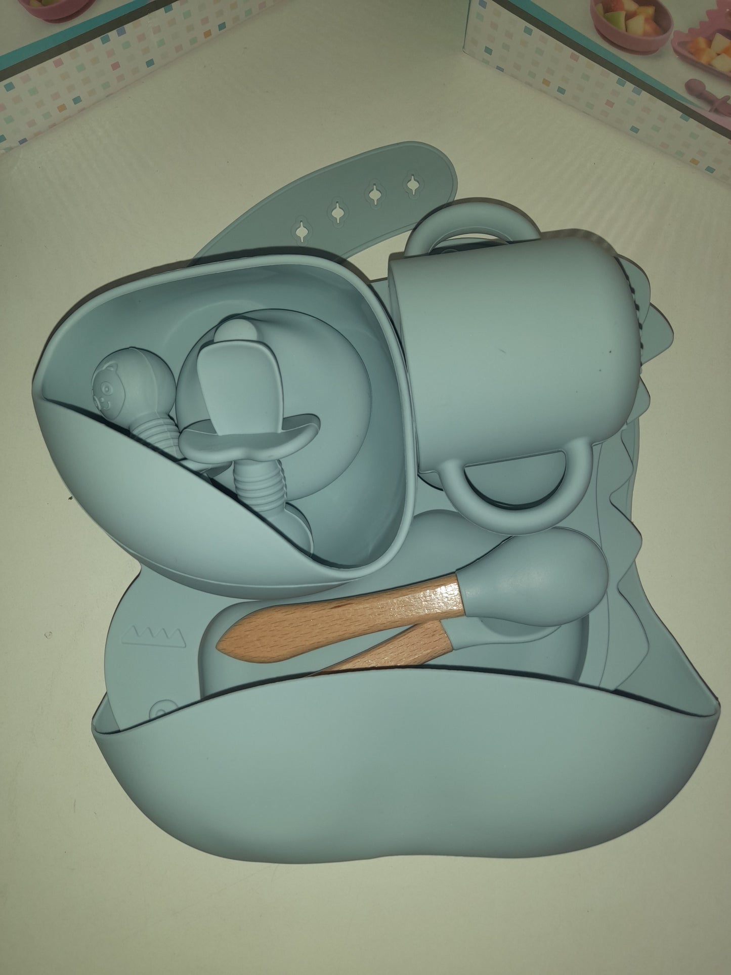 8pc Silicone Feeding Set