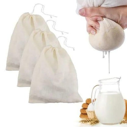Reusable Drawstring Milk Bags