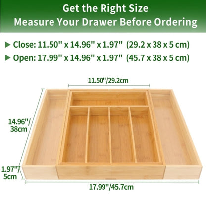 Bamboo Drawer Organizers