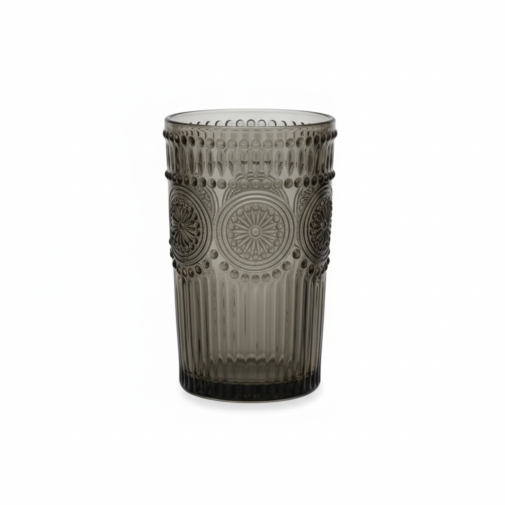 Embossed Drinking Glass