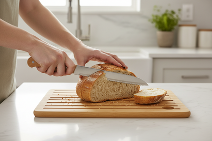 Bread Board with Knife