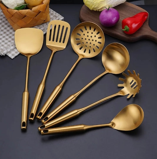 7pc Gold Kitchen Utensils❗️PRE ORDER❗️