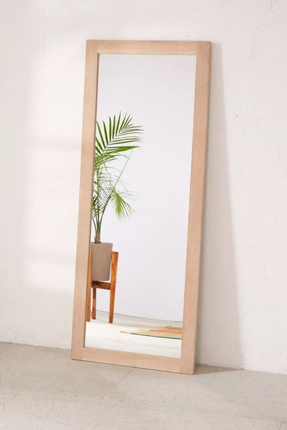 Wooden Full-Length Mirror