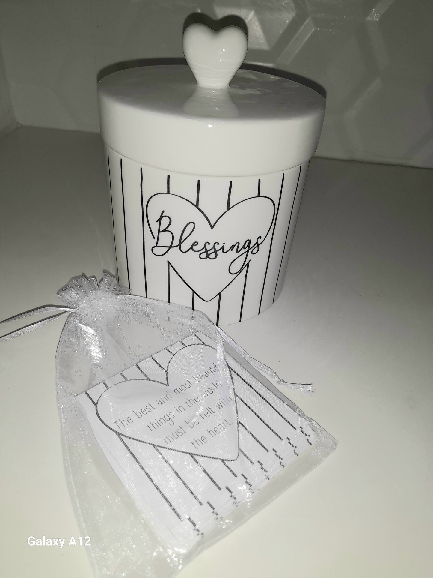 Ceramic Blessing / Prayer Jar