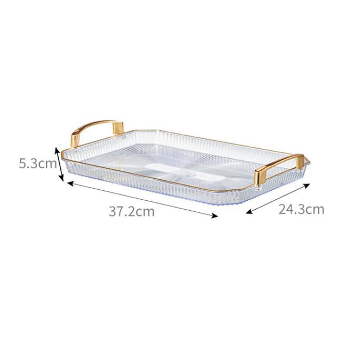 Rectangular Acrylic Serving Tray