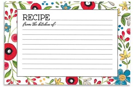 Floral Recipe Book