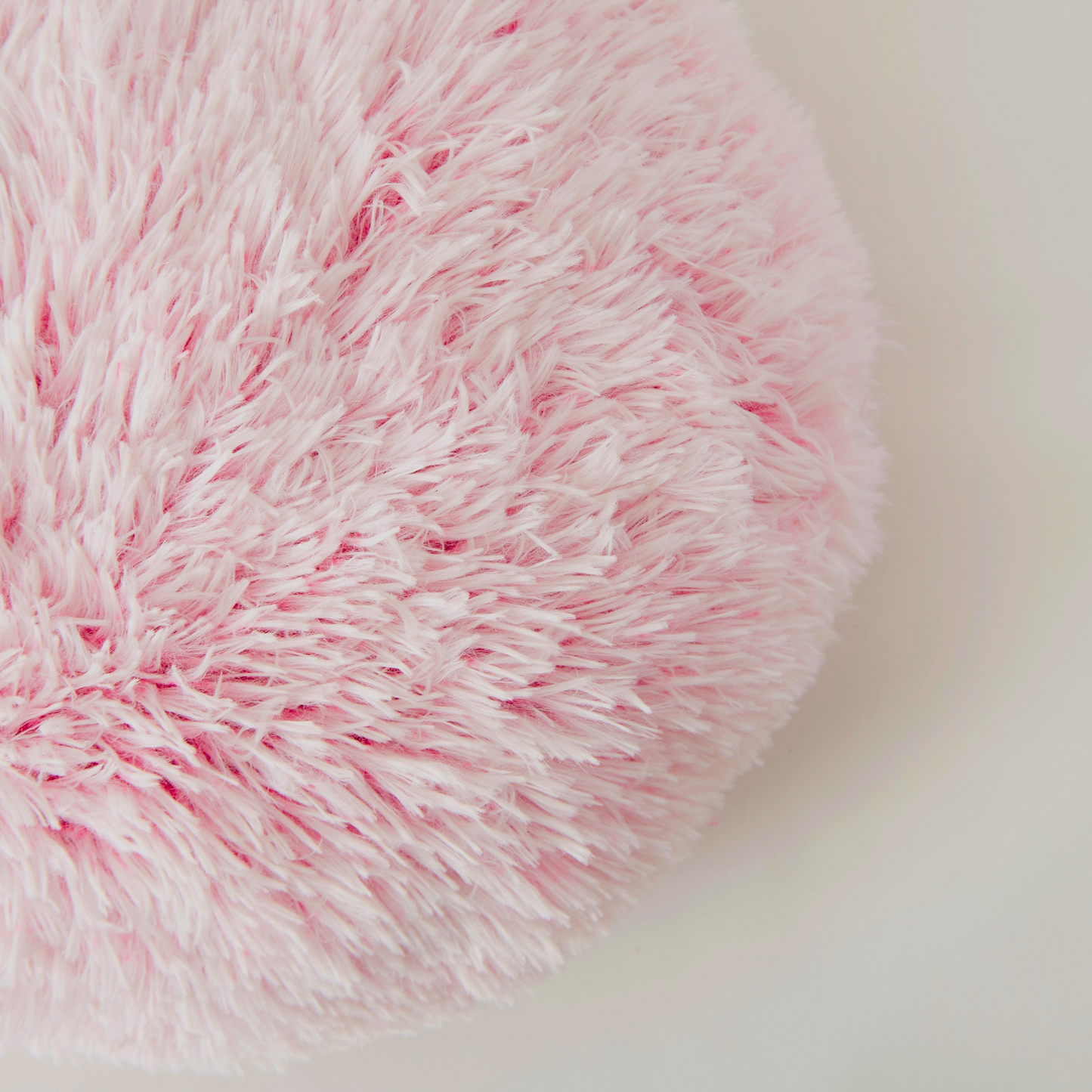 Pink Faux Fur Pillow