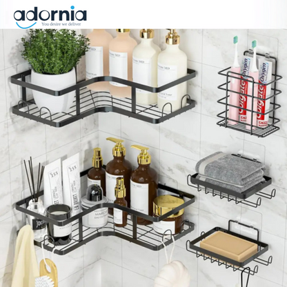 5pc Metal Bath Storage Set