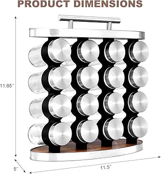 16 Jar Spice Rack