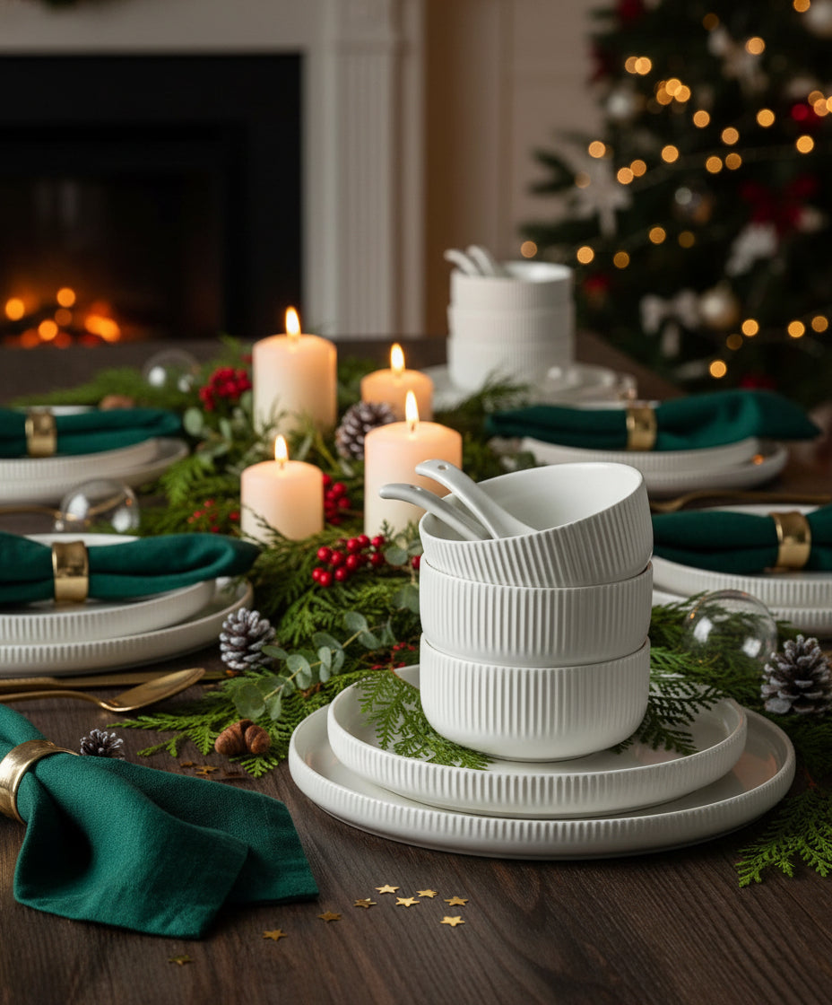Ribbed Dinnerware Sets
